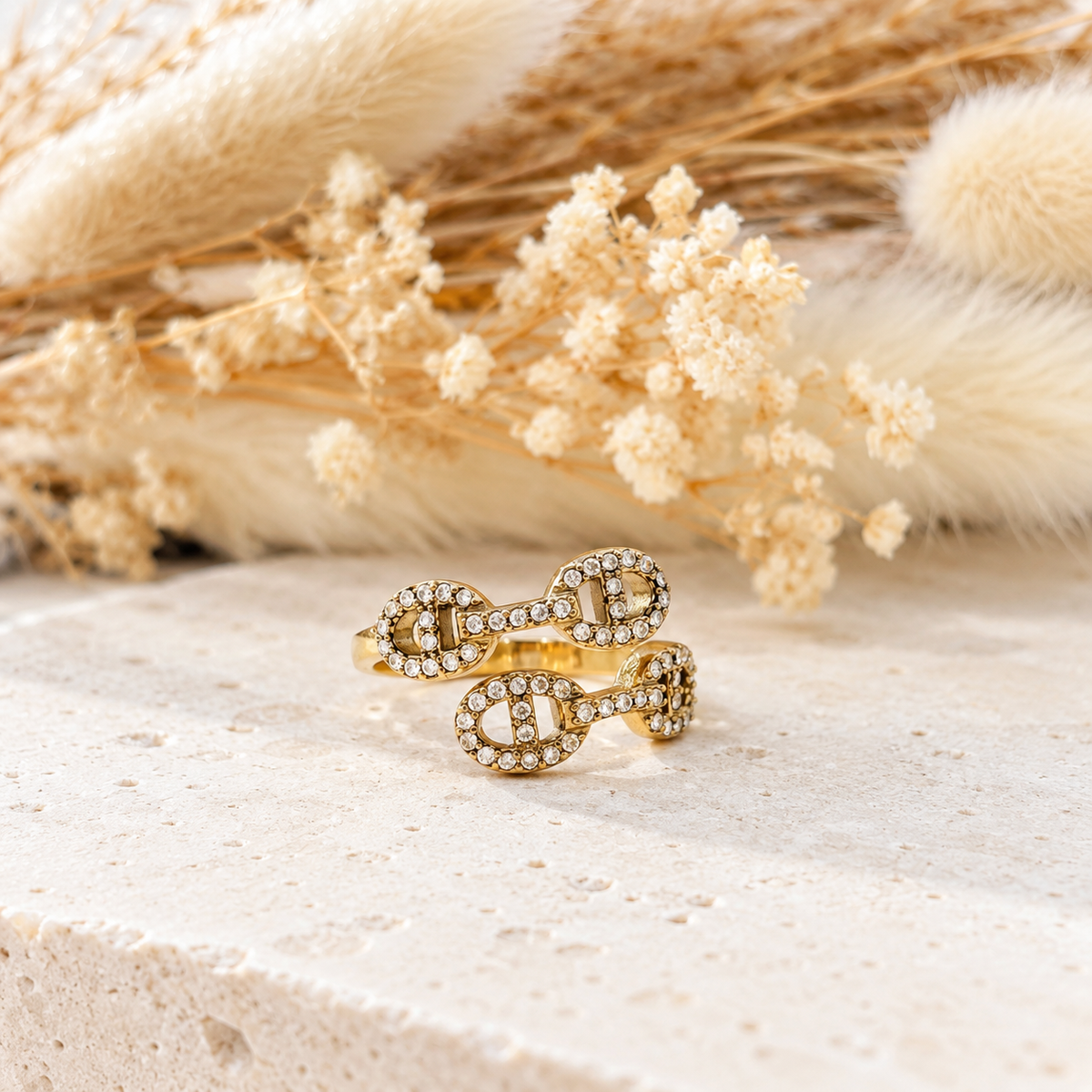 Bague Flavia en acier inoxydable