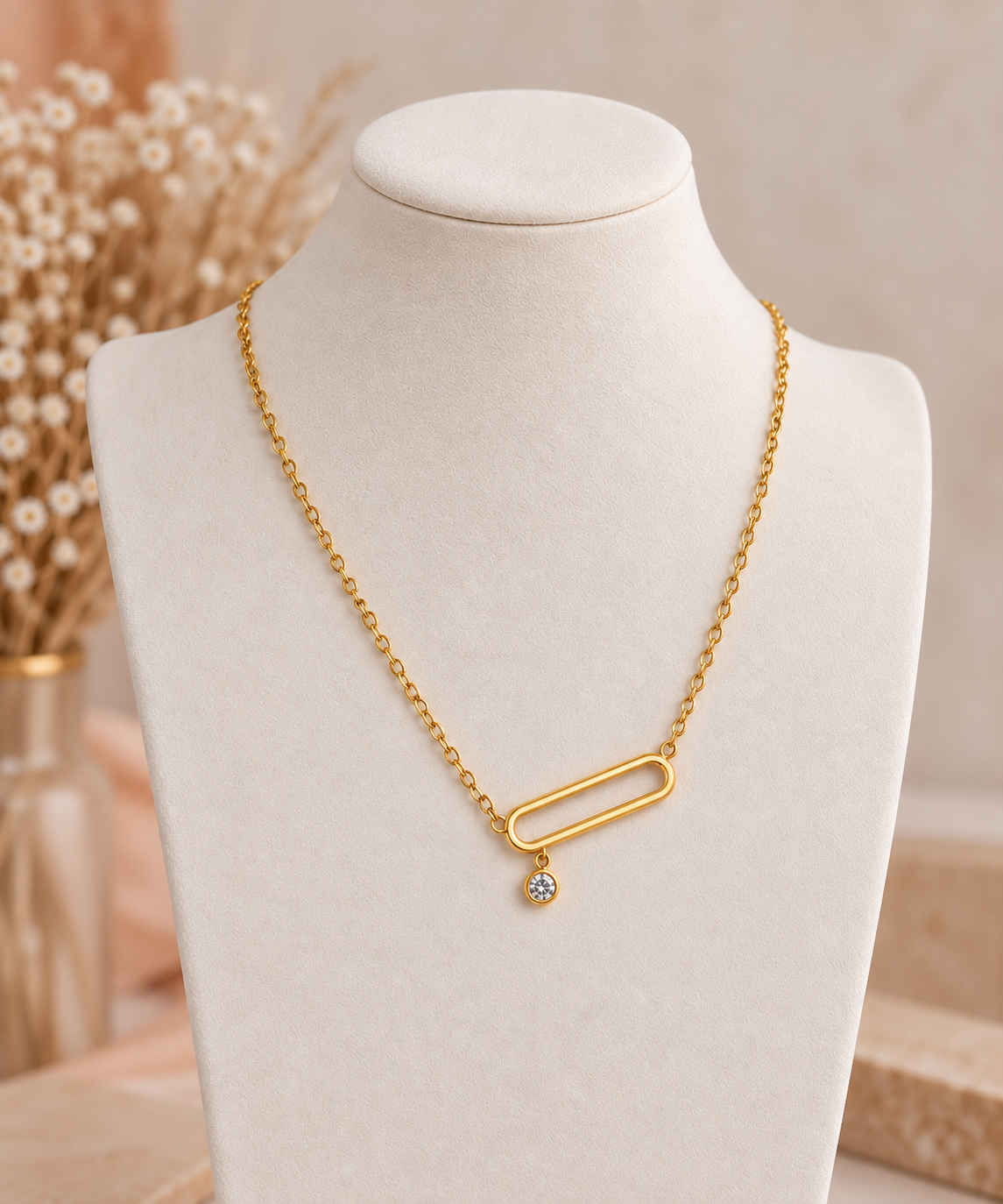 Collier personnalisable Rachel en acier inoxydable
