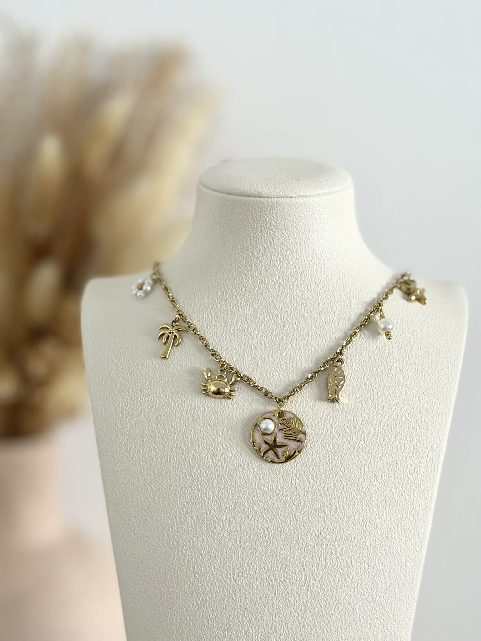 Collier Anja en acier inoxydable