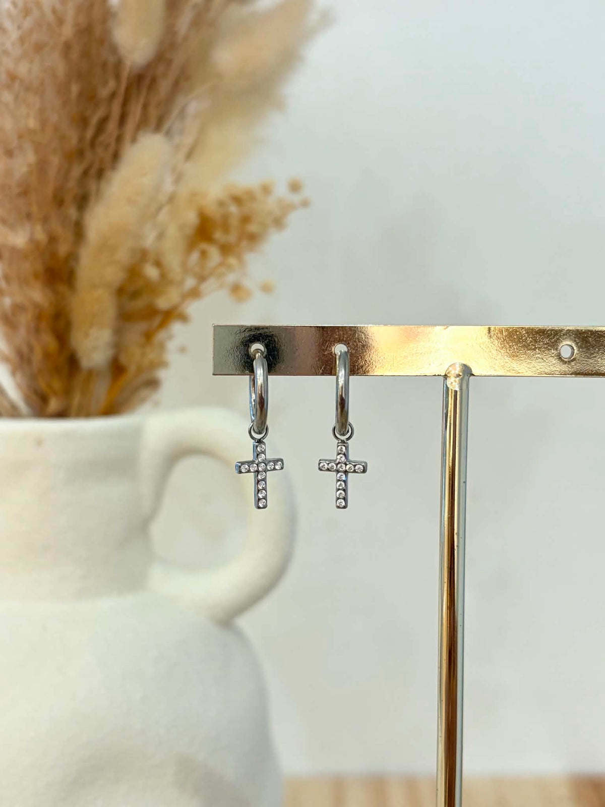 Boucles d'oreilles Elise en acier inoxydable