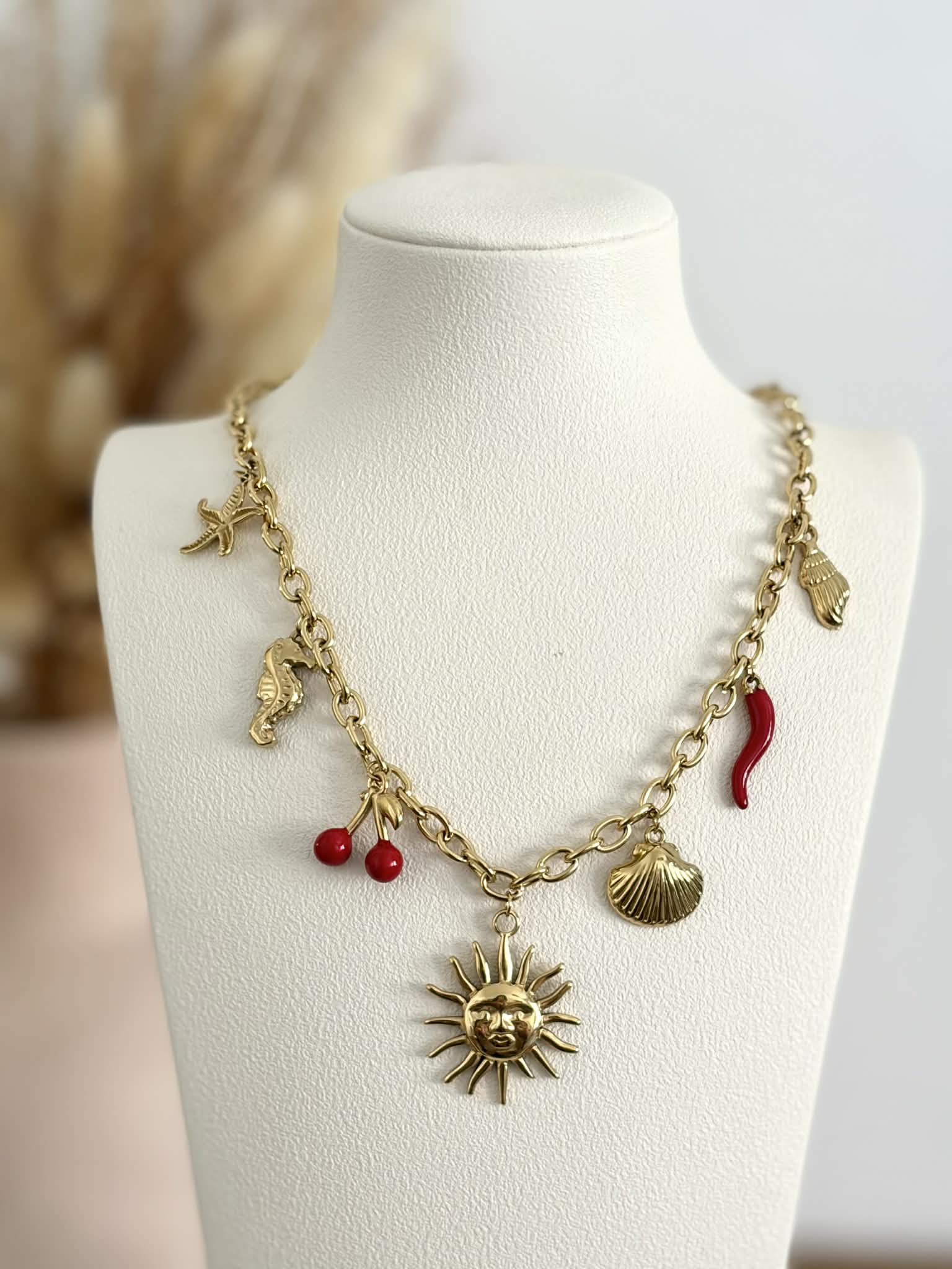 Collier Amaya en acier inoxydable