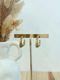 Boucles d'oreilles Lyséa en acier inoxydable