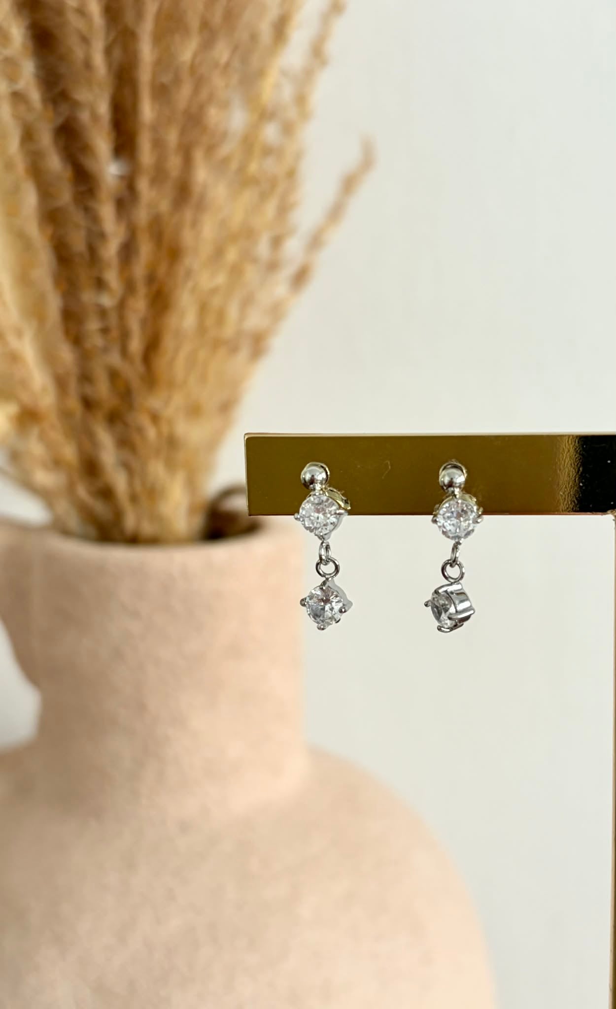 Boucles d'oreilles Ezra en acier inoxydable