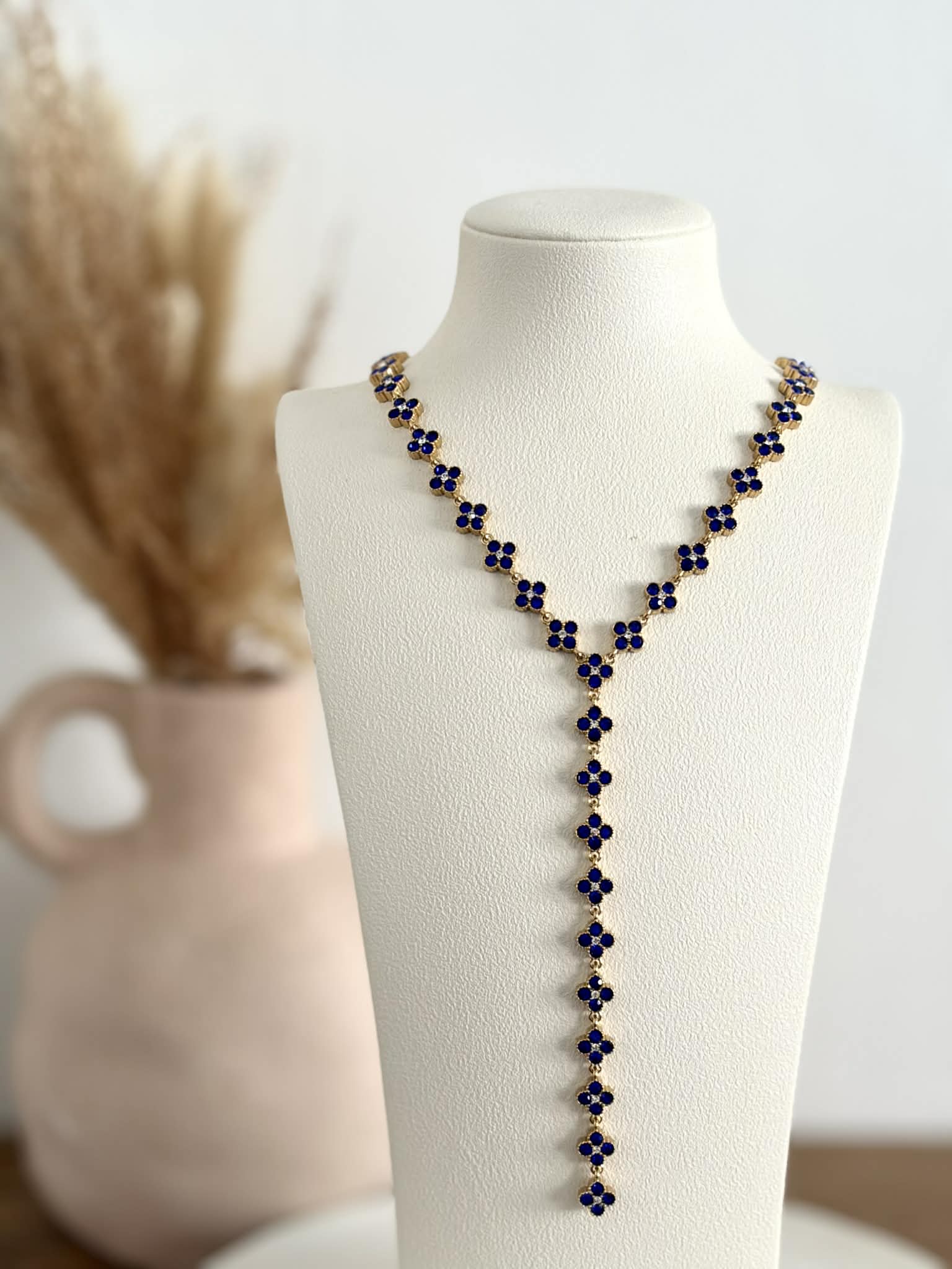 Collier Y Orianne en acier inoxydable