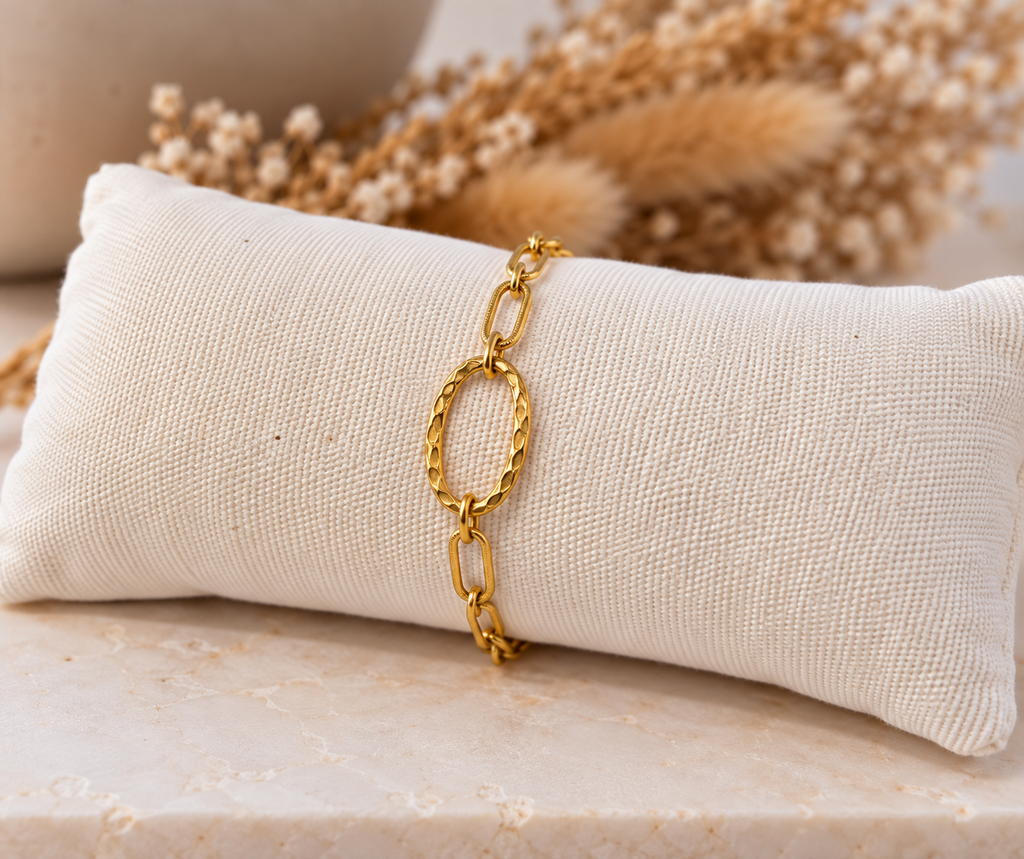 Bracelet personnalisable Sophie en acier inoxydable
