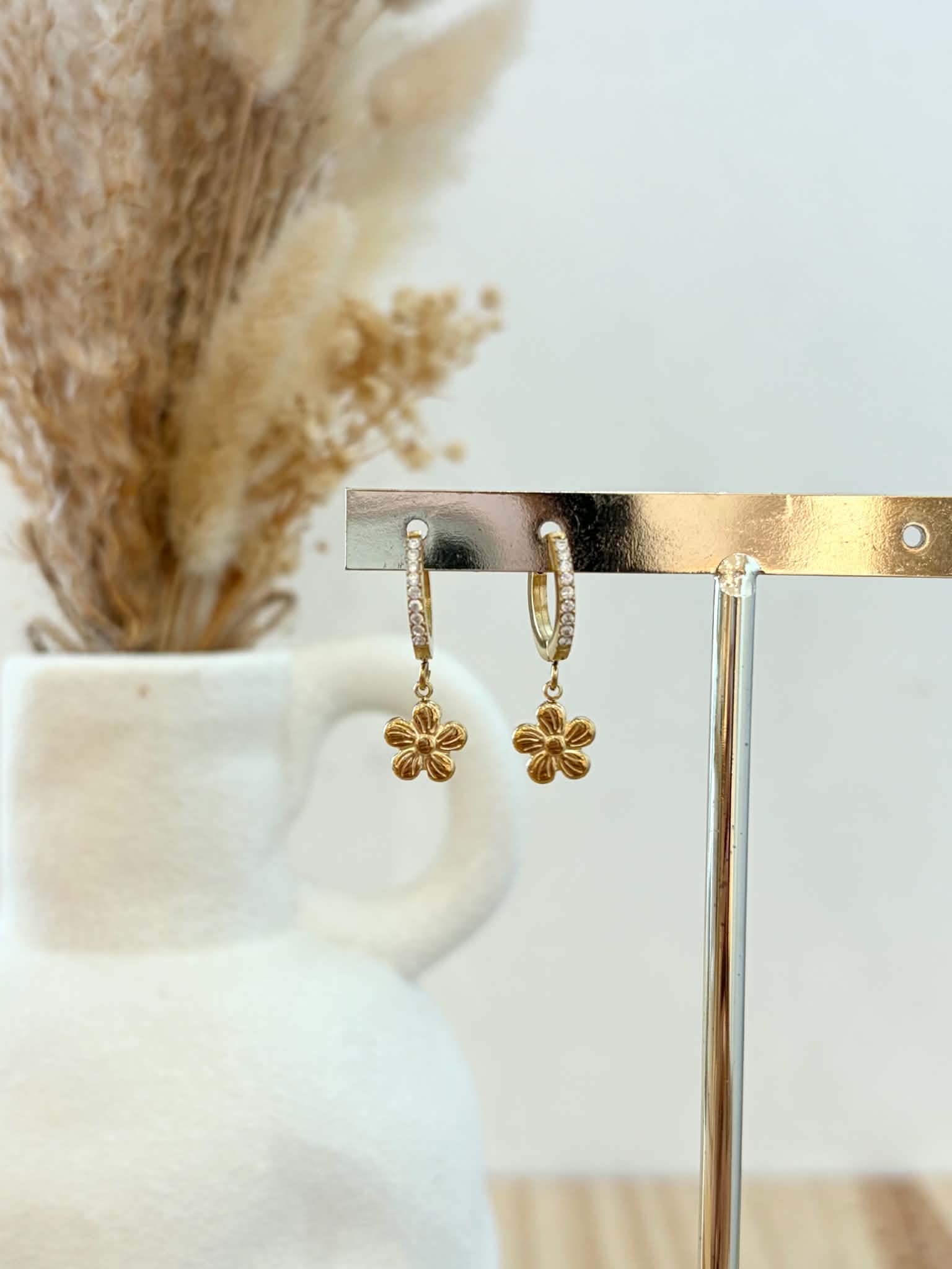 Boucles d'oreilles Clotilde en acier inoxydable