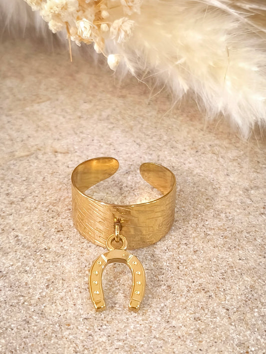 Bague Zinaé en acier inoxydable