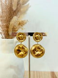 Boucles d'oreilles Lelia en acier inoxydable