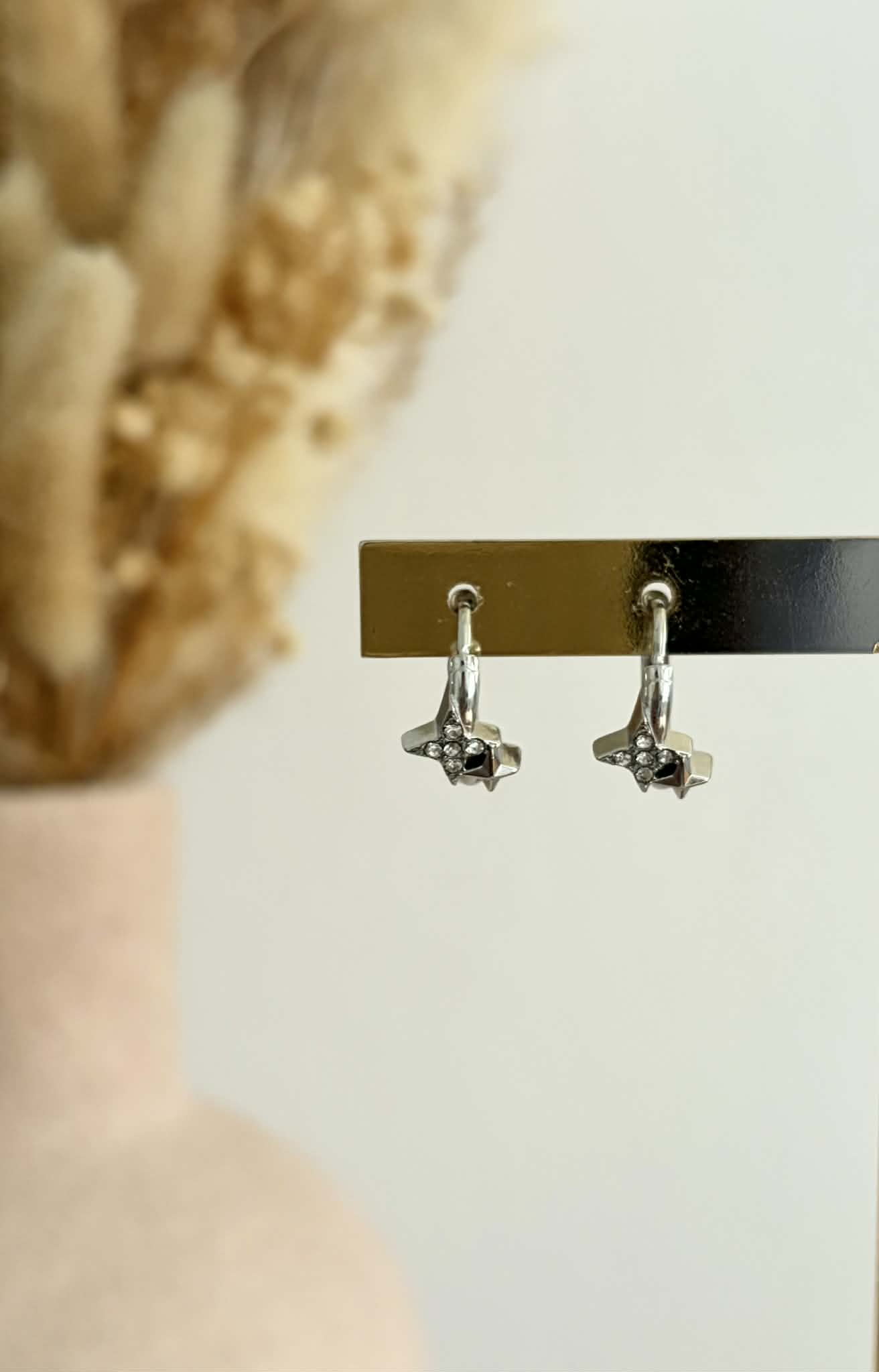 Boucles d'oreilles Milene en acier inoxydable