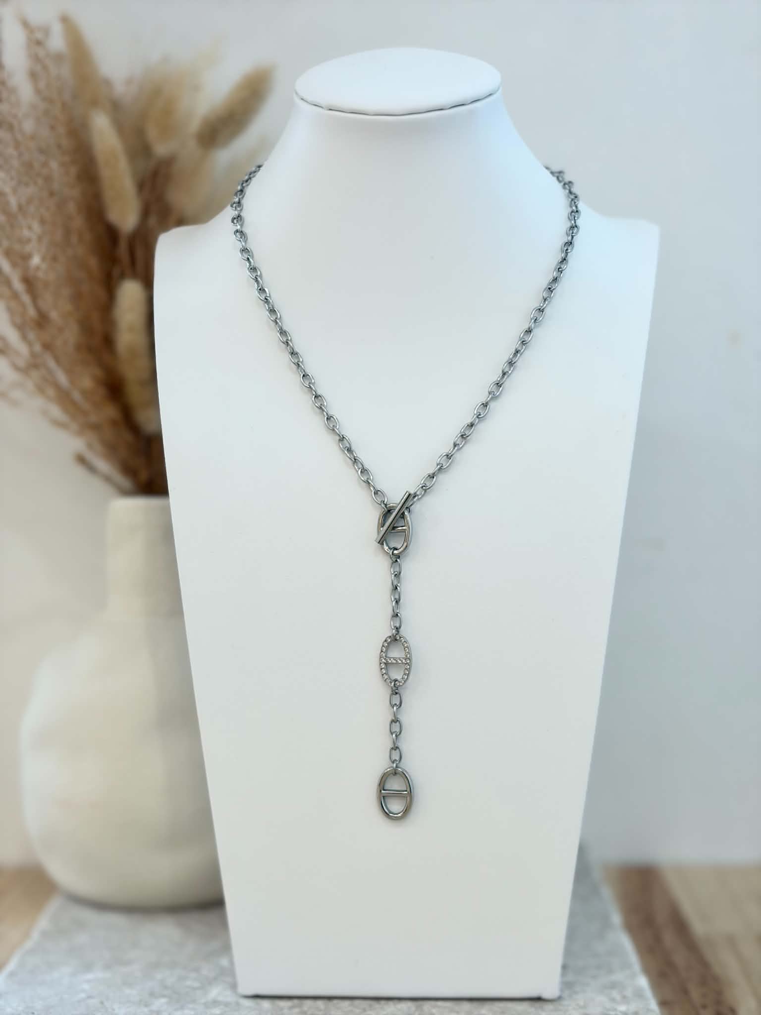 Collier Agathe en acier inoxydable