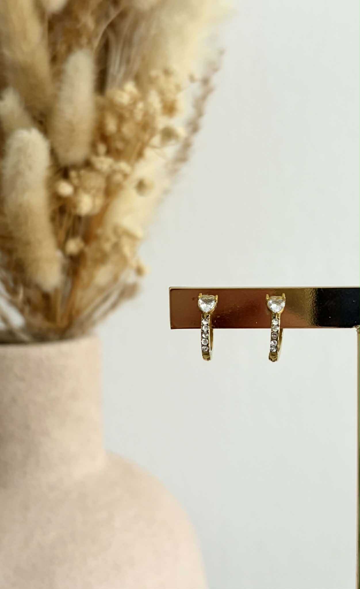 Boucles d'oreilles Ombeline en acier inoxydable