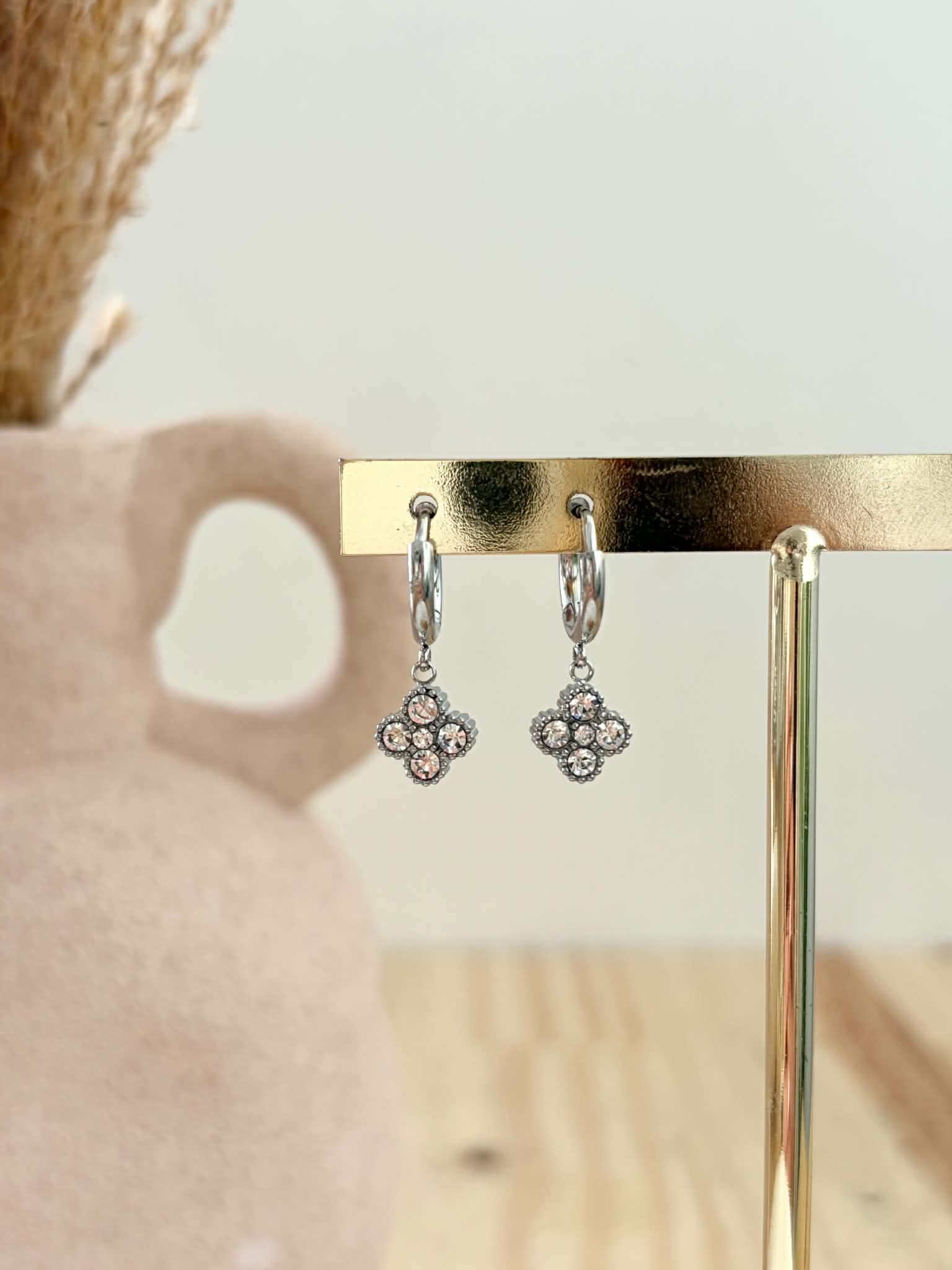 Boucles d'oreilles Orianne en acier inoxydable