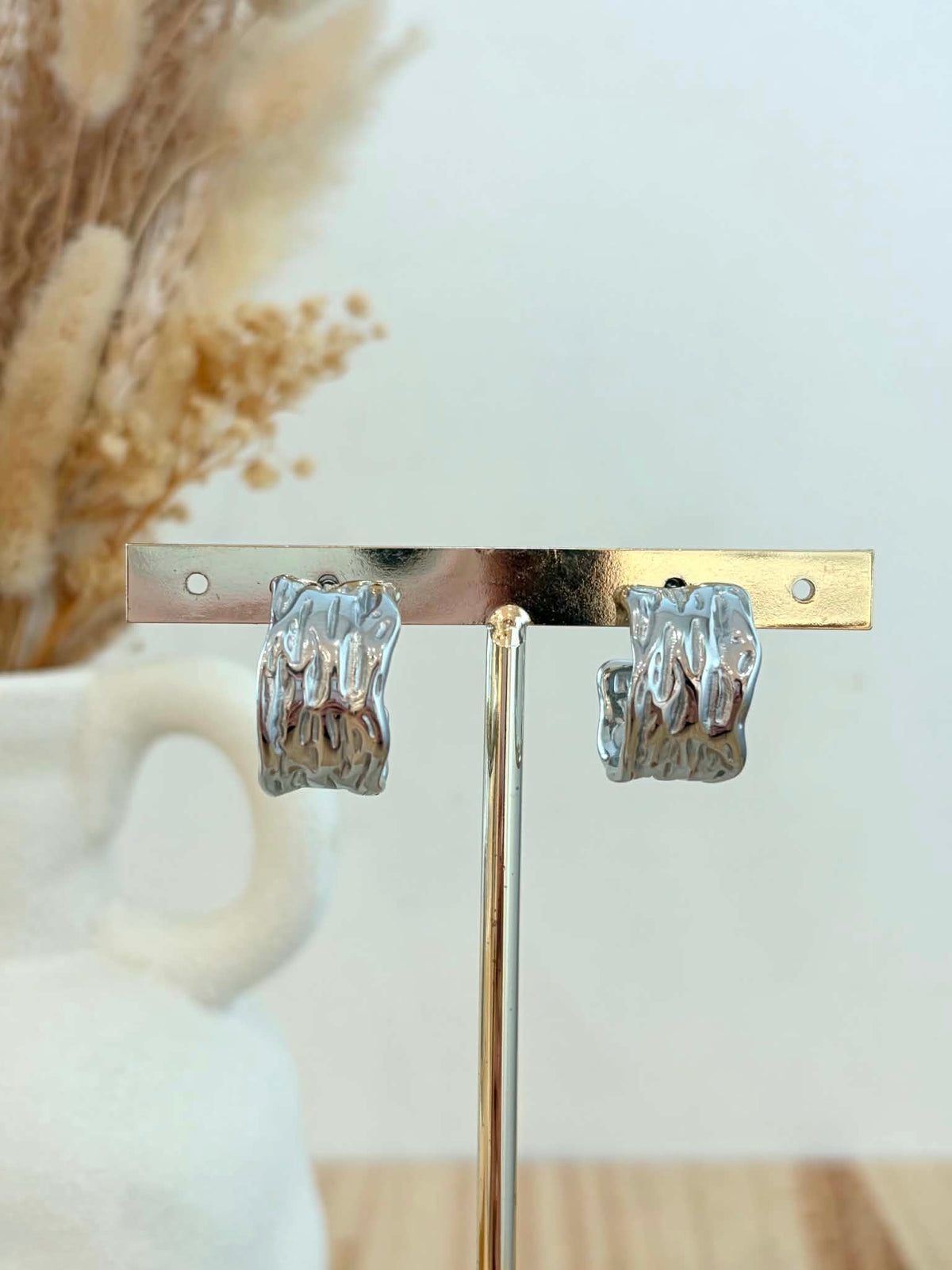 Boucles d'oreilles Amélie en acier inoxydable