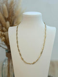 Collier grain de café à charms en acier inoxydable