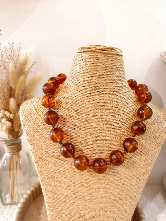 Collier Julie en résine