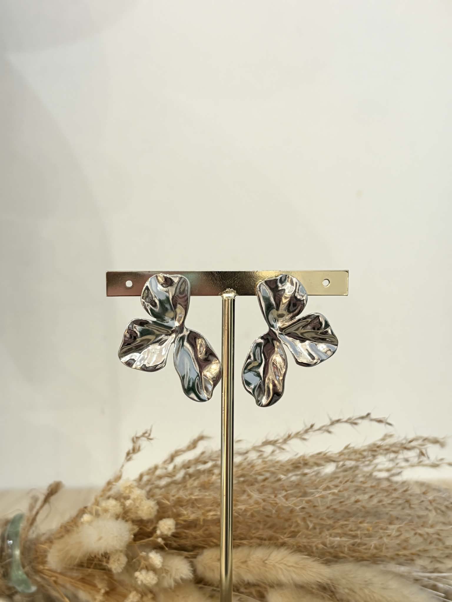 Boucles d’oreilles Corine en acier inoxydable