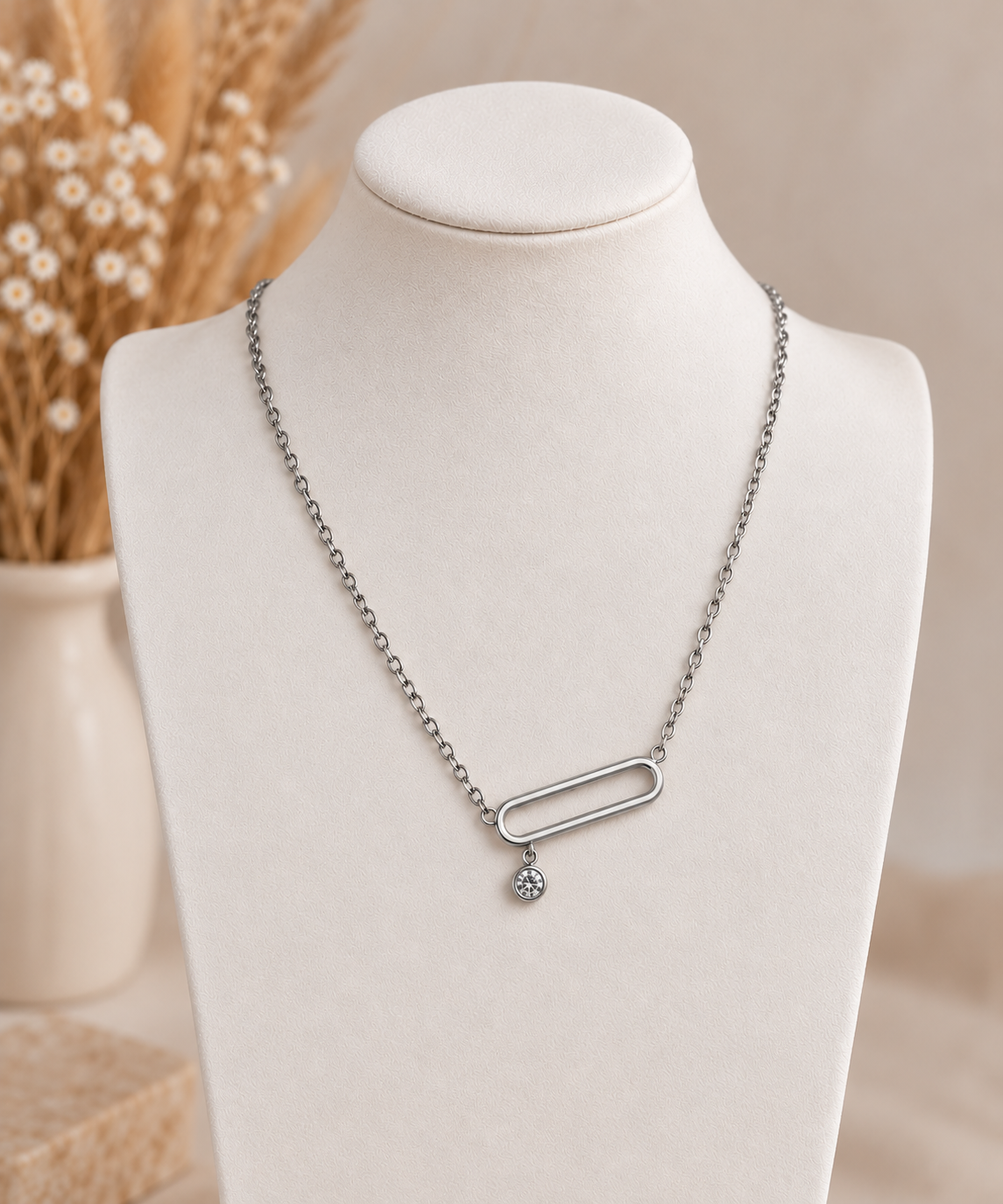 Collier personnalisable Rachel en acier inoxydable