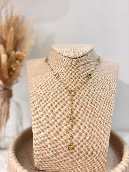 Collier Y Apolline en acier inoxydable