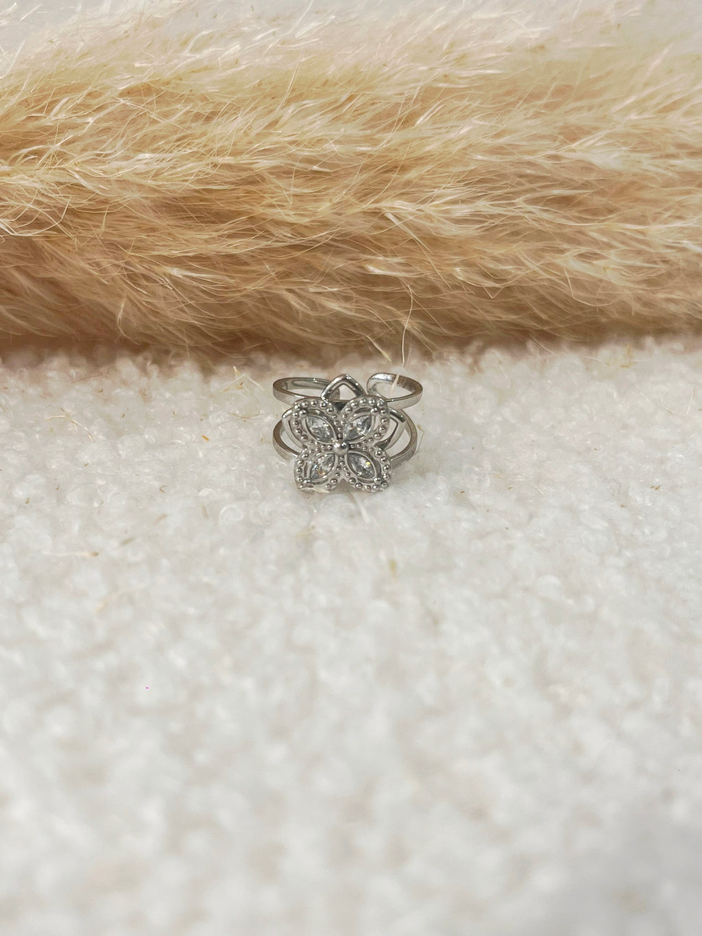 Bague Aura anti-stress en acier