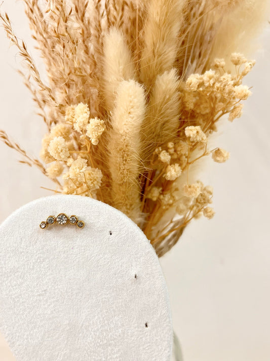 Piercing Inès en acier inoxydable