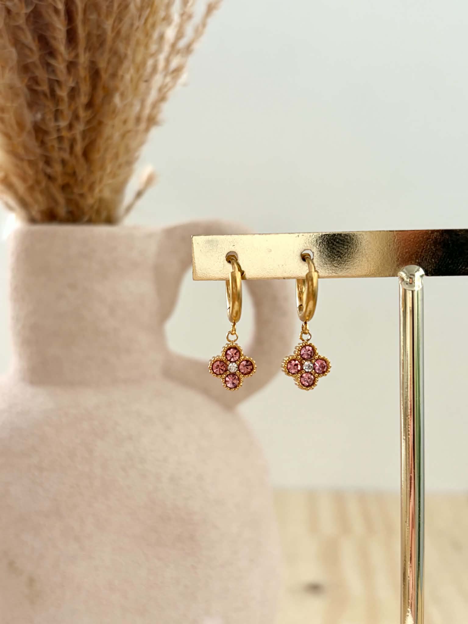 Boucles d'oreilles Orianne en acier inoxydable