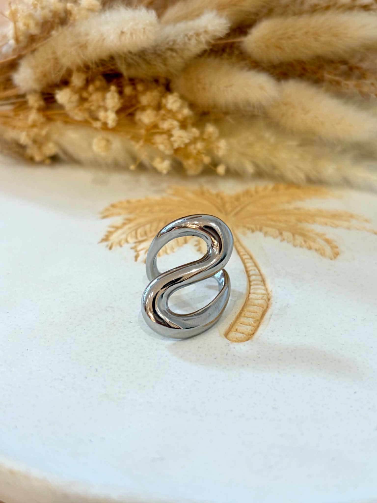 Bague Delia en acier inoxydable