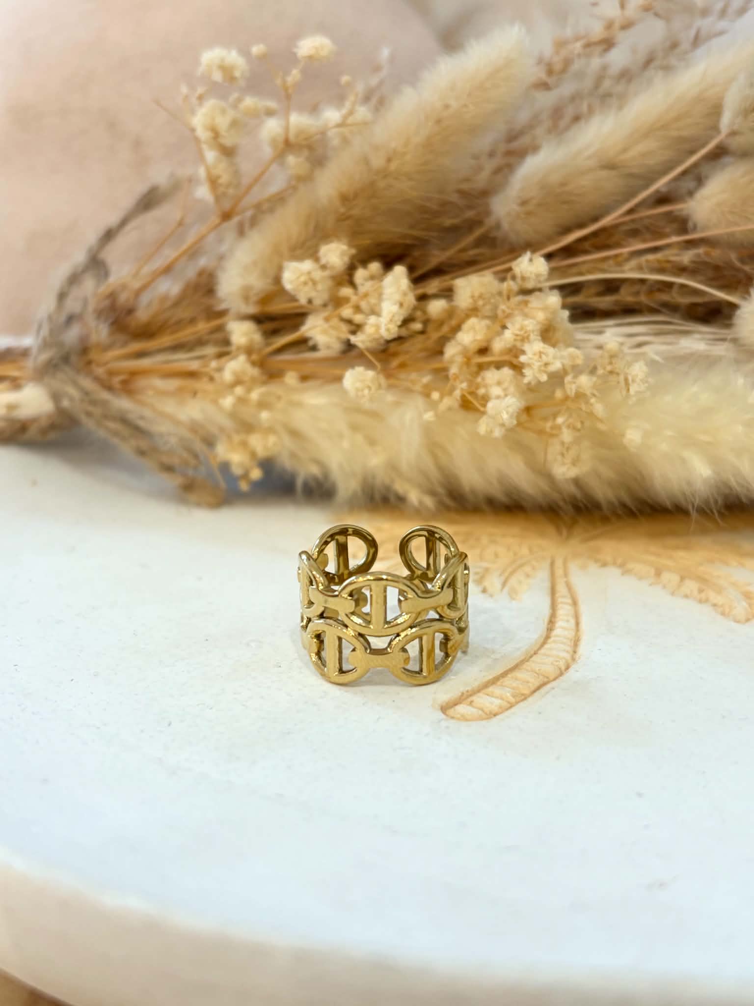Bague Carine en acier inoxydable