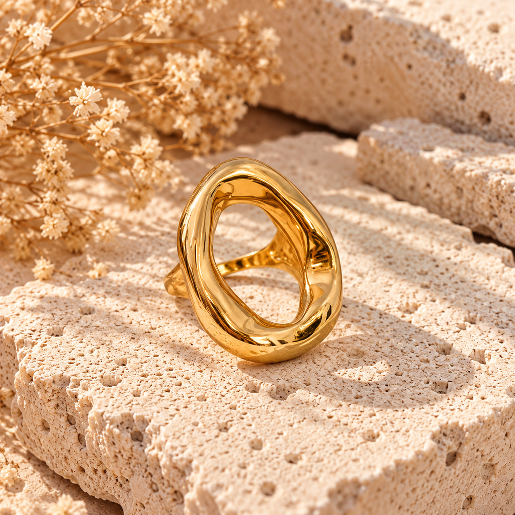 Bague best seller Carenza en acier inoxydable