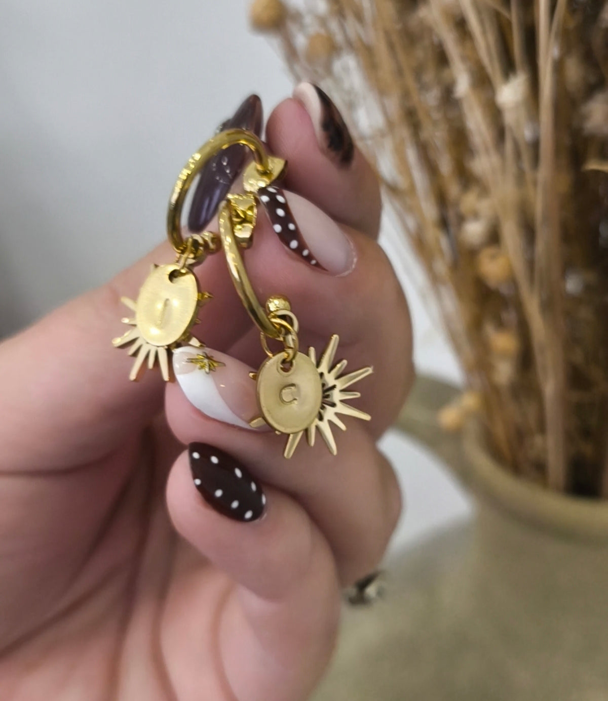 Boucles d'oreilles personnalisables Kyle en acier inoxydable