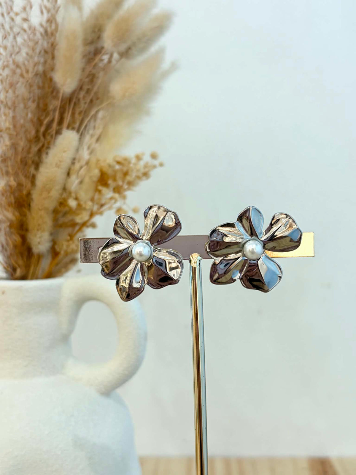 Boucles d'oreilles Pauline en acier inoxydable