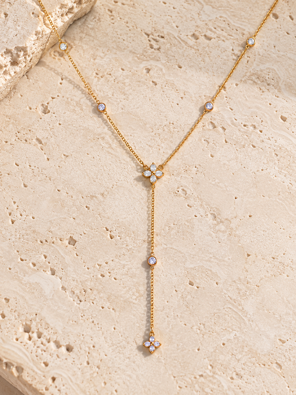 Collier Y Victoria en acier inoxydable