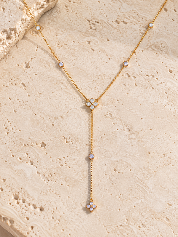Collier Y Victoria en acier inoxydable