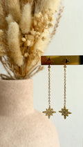 Boucles d'oreilles Nyra en acier inoxydable