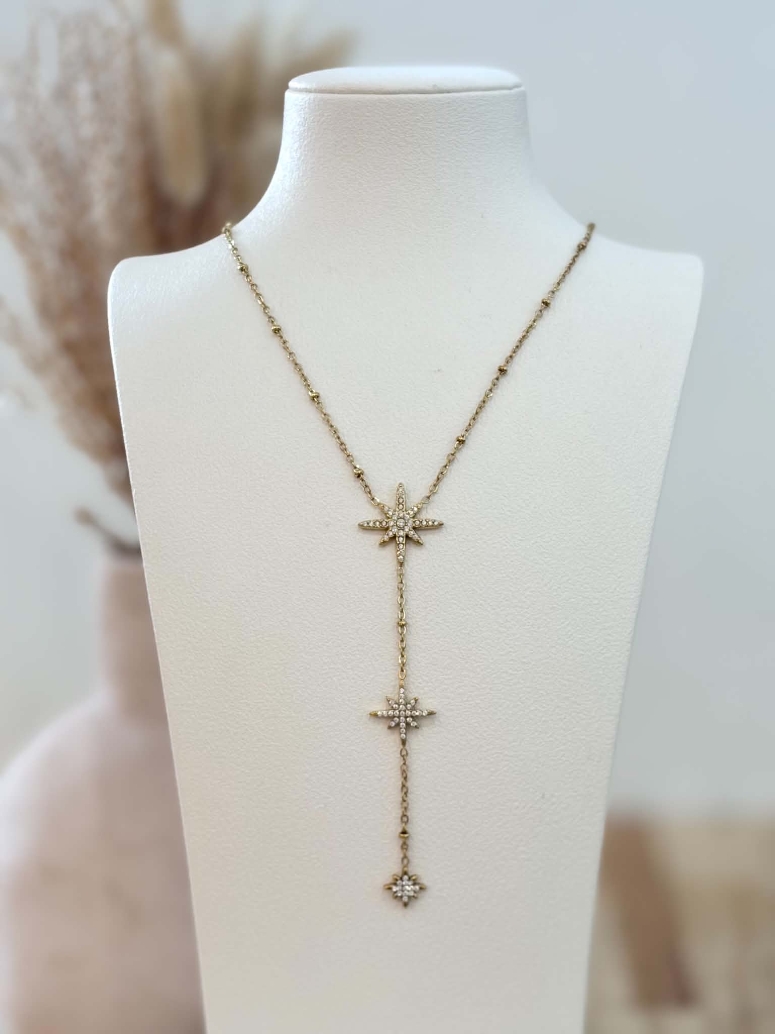 Collier Y Izy en acier inoxydable