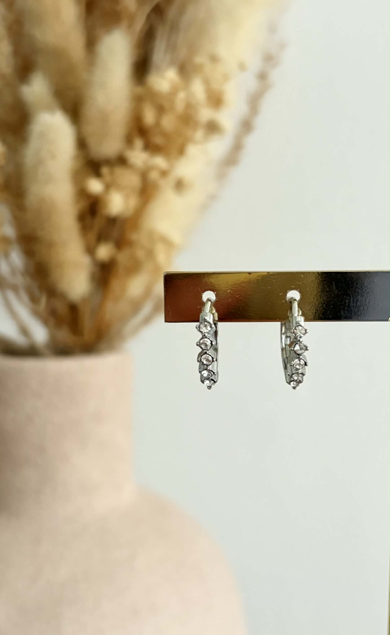 Boucles d'oreilles Thalia en acier inoxydable