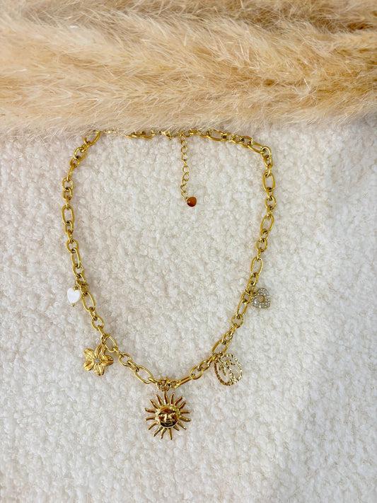 Collier à breloques Lucile