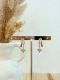 Boucles d'oreilles Estelle en acier inoxydable