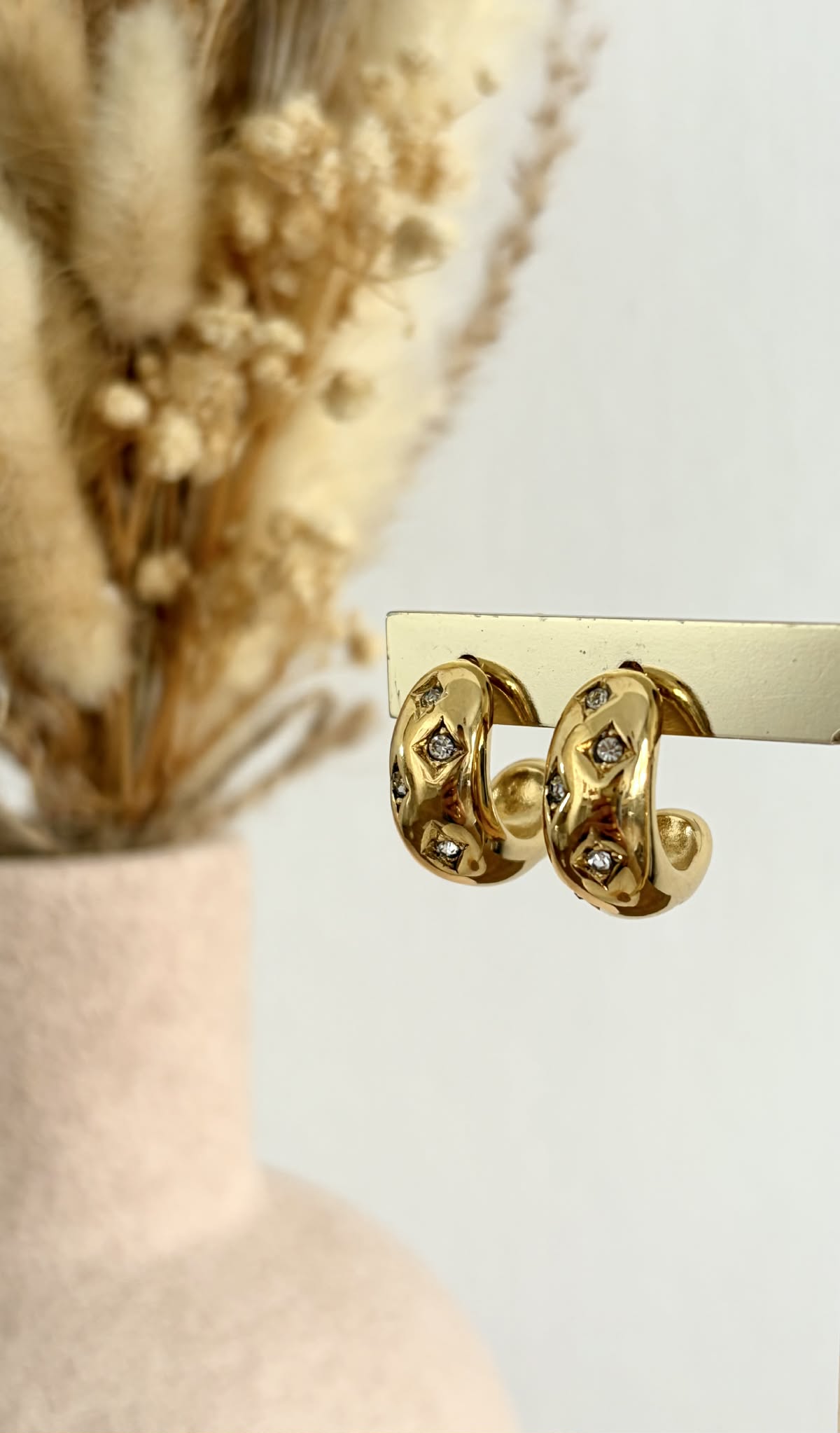 Boucles d'oreilles Esmee en acier inoxydable