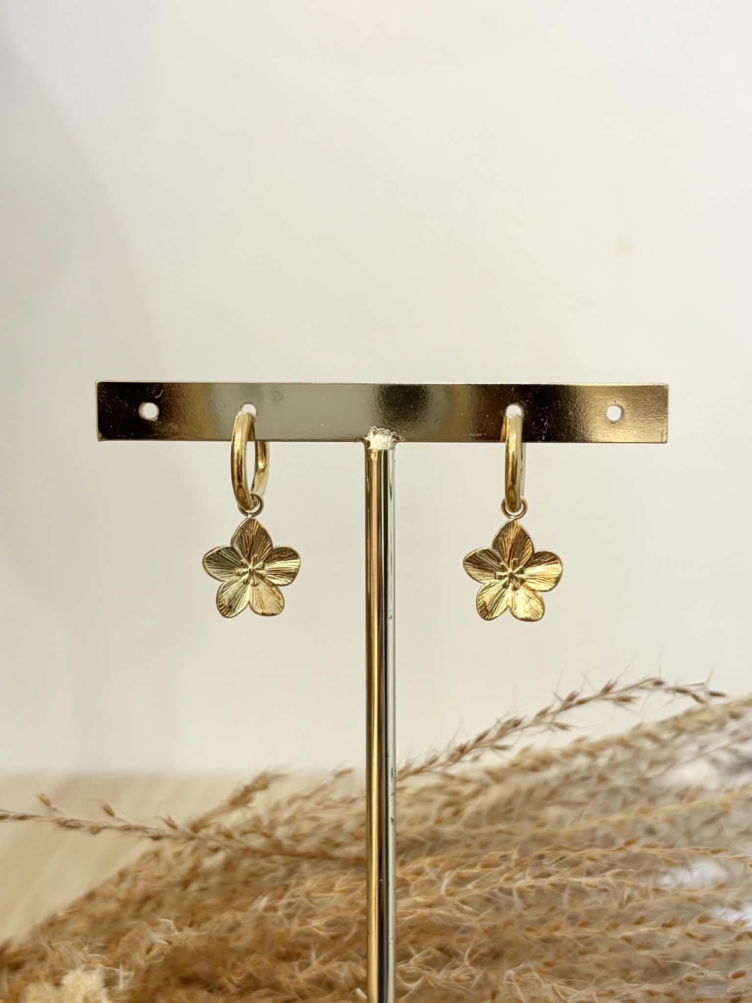 Boucles d'oreilles Gina en acier inoxydable