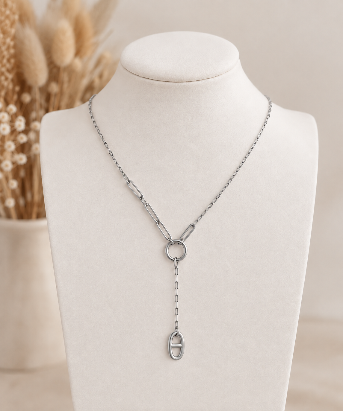 Collier personnalisable Calista en acier inoxydable
