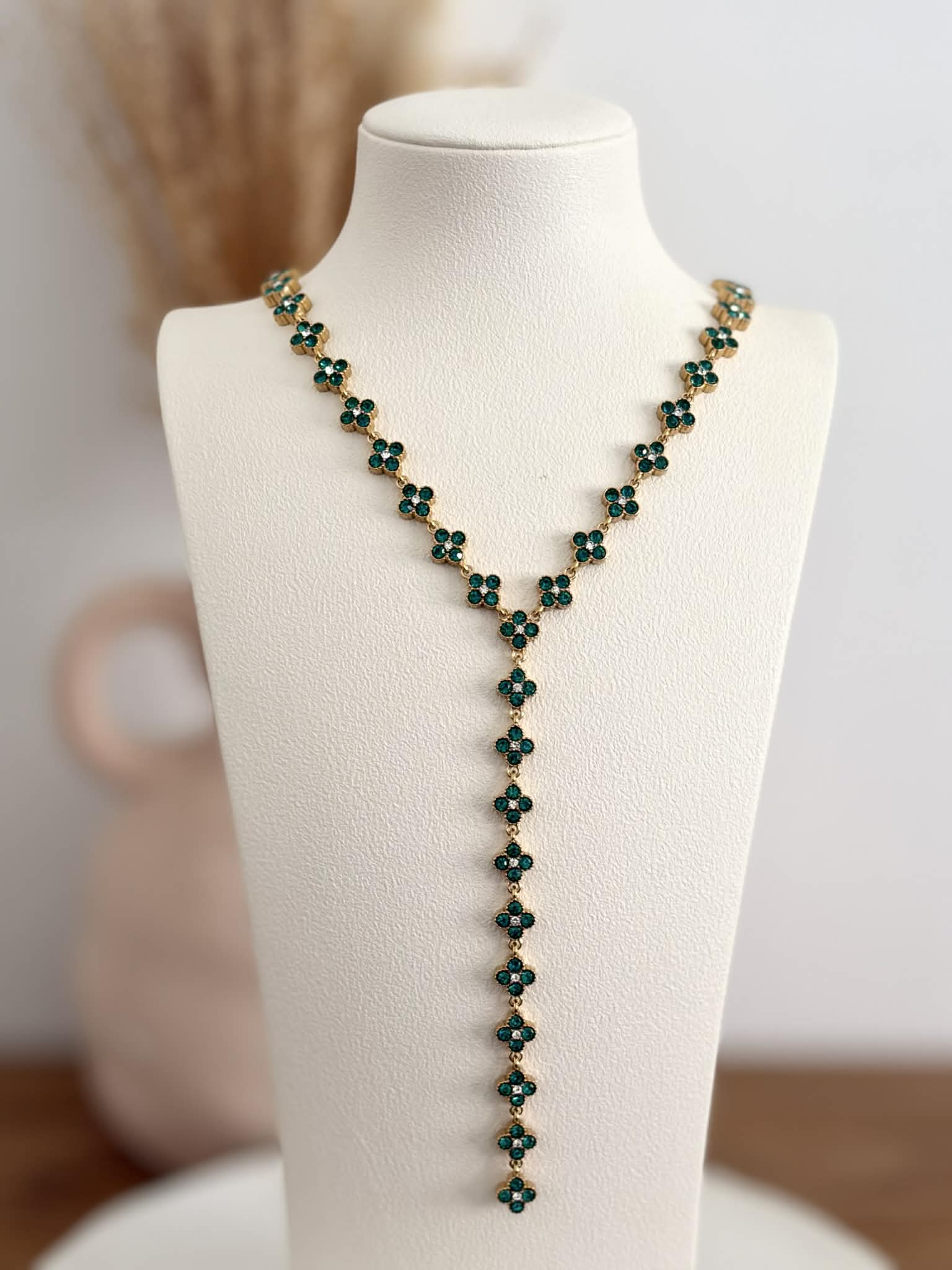 Collier Y Orianne en acier inoxydable