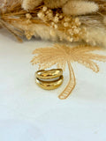 Bague Alvéria en acier inoxydable