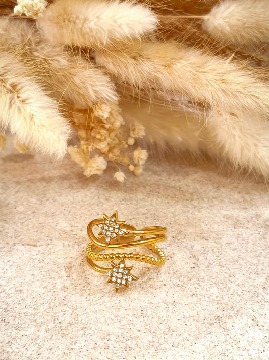 Bague Nathalie en acier inoxydable