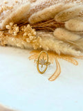 Bague Agatha en acier inoxydable