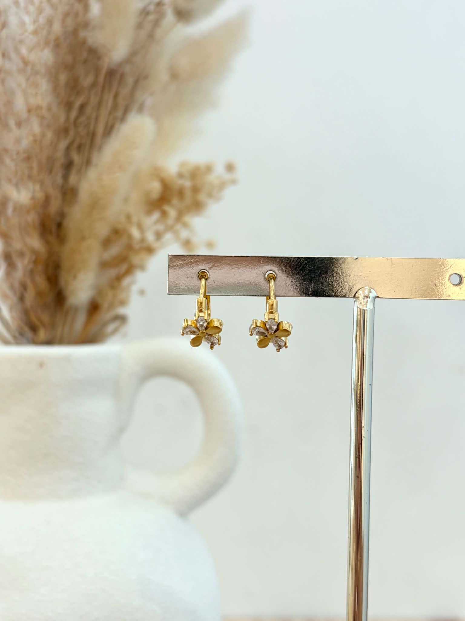 Boucles d'oreilles Liora en acier inoxydable