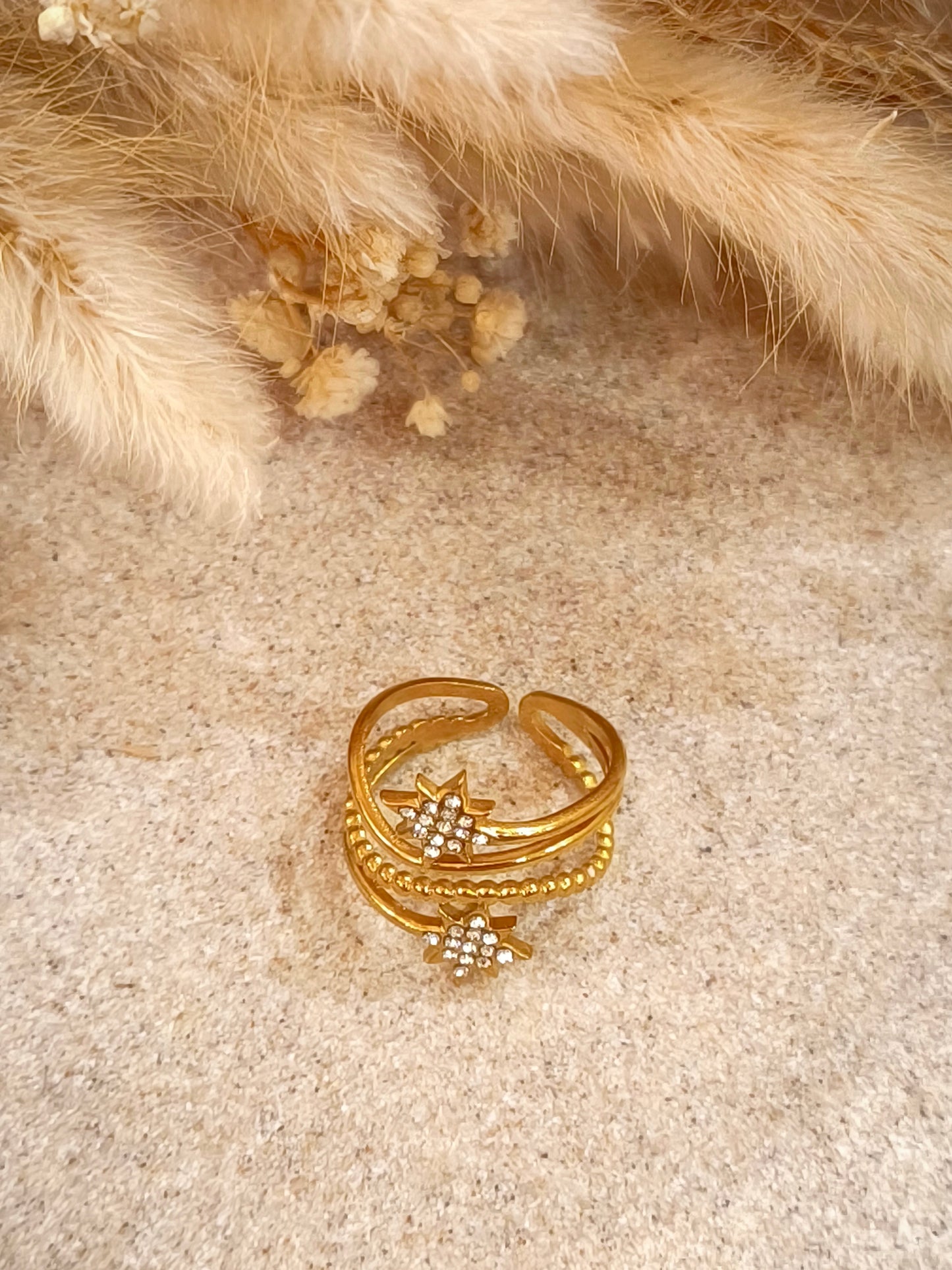 Bague Nathalie en acier inoxydable