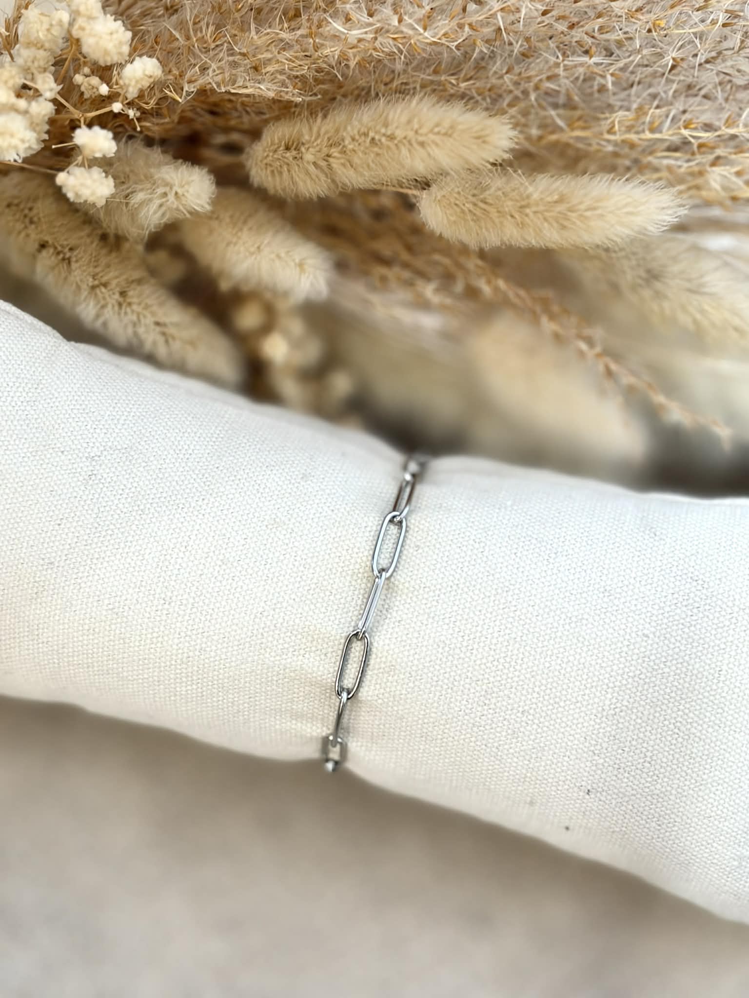 Bracelet à charms en acier inoxydable