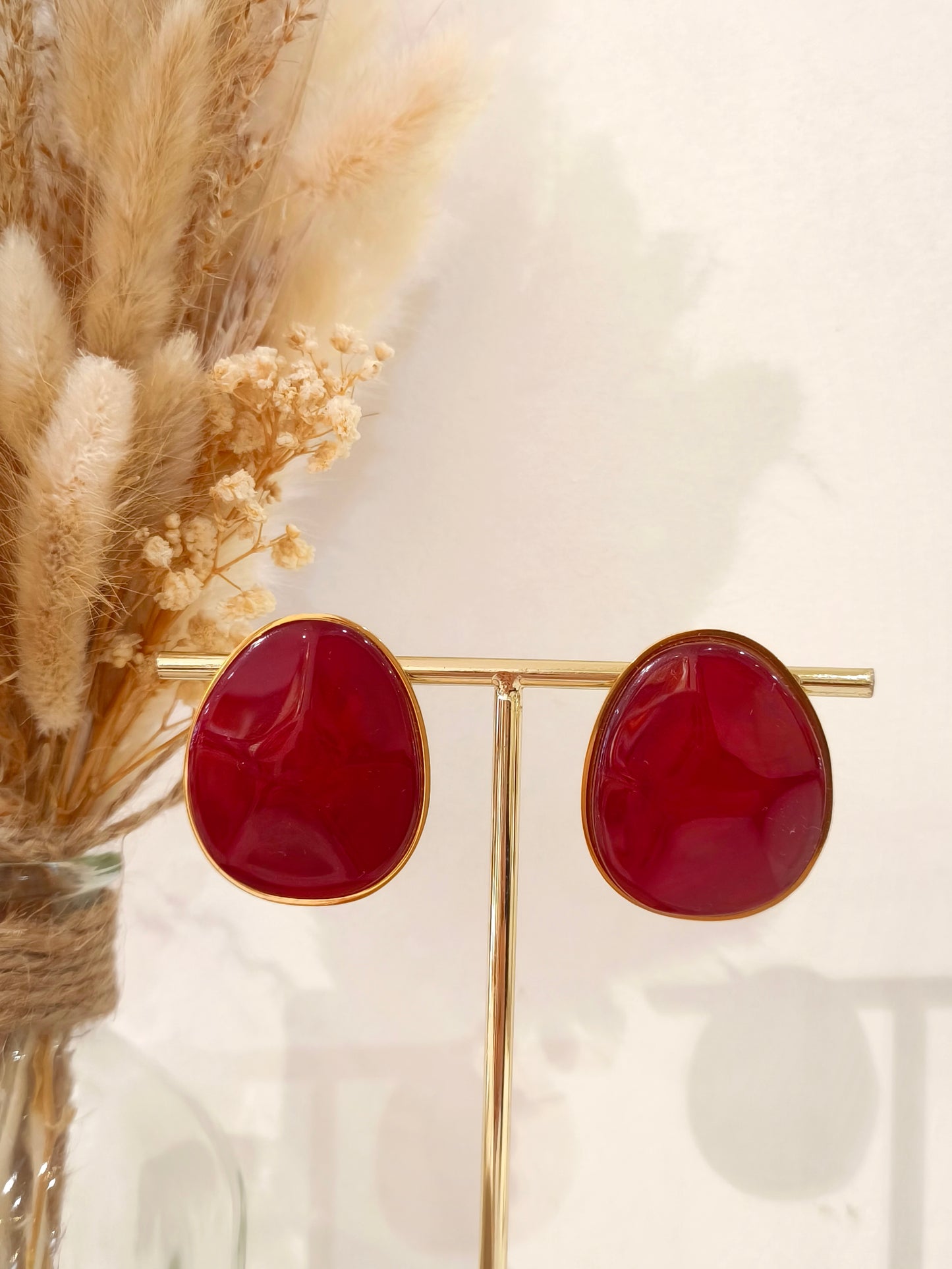 Boucles d'oreilles en acier inoxydable Amery