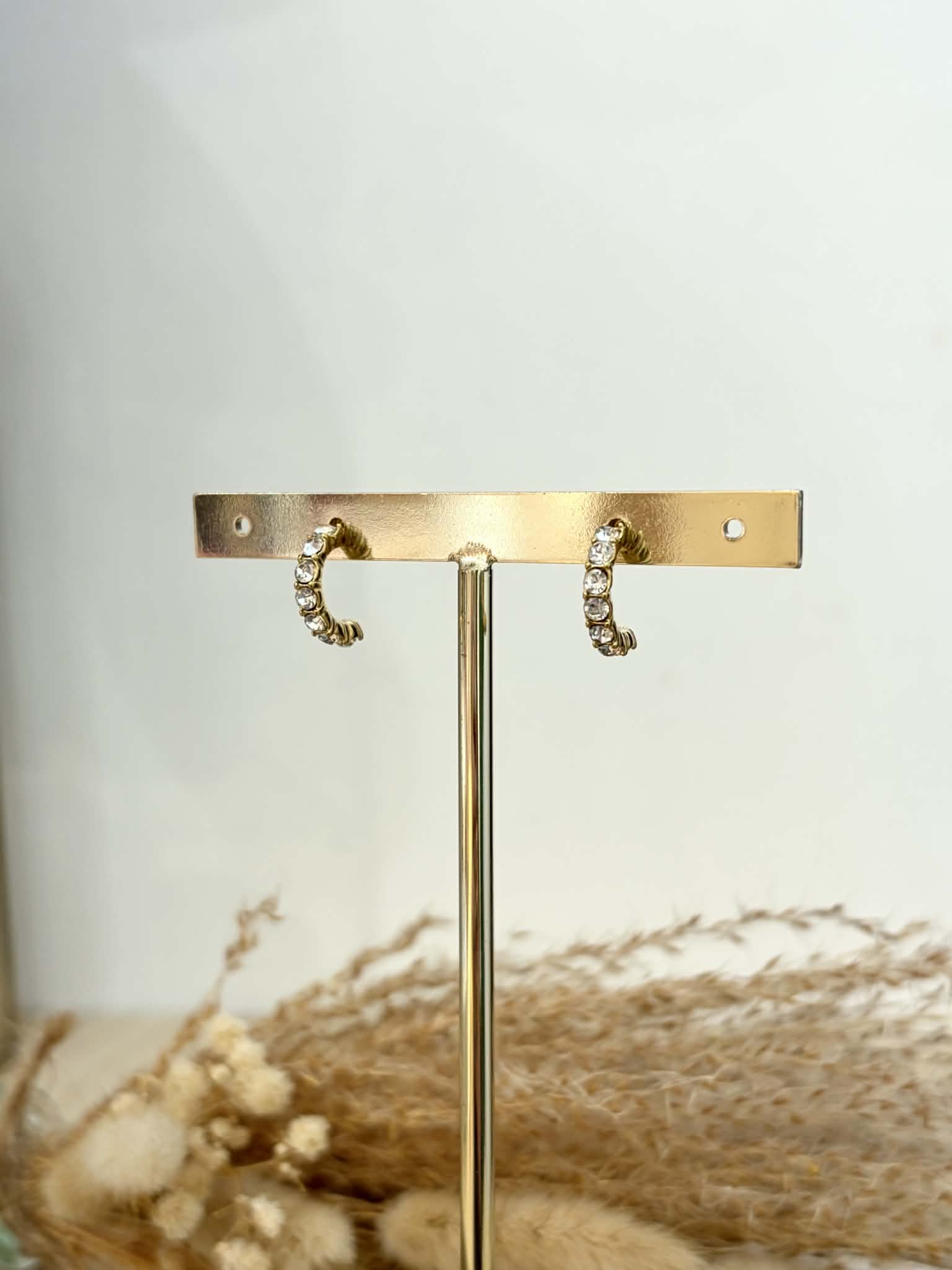 Boucles d'oreilles Amandine en acier inoxydable