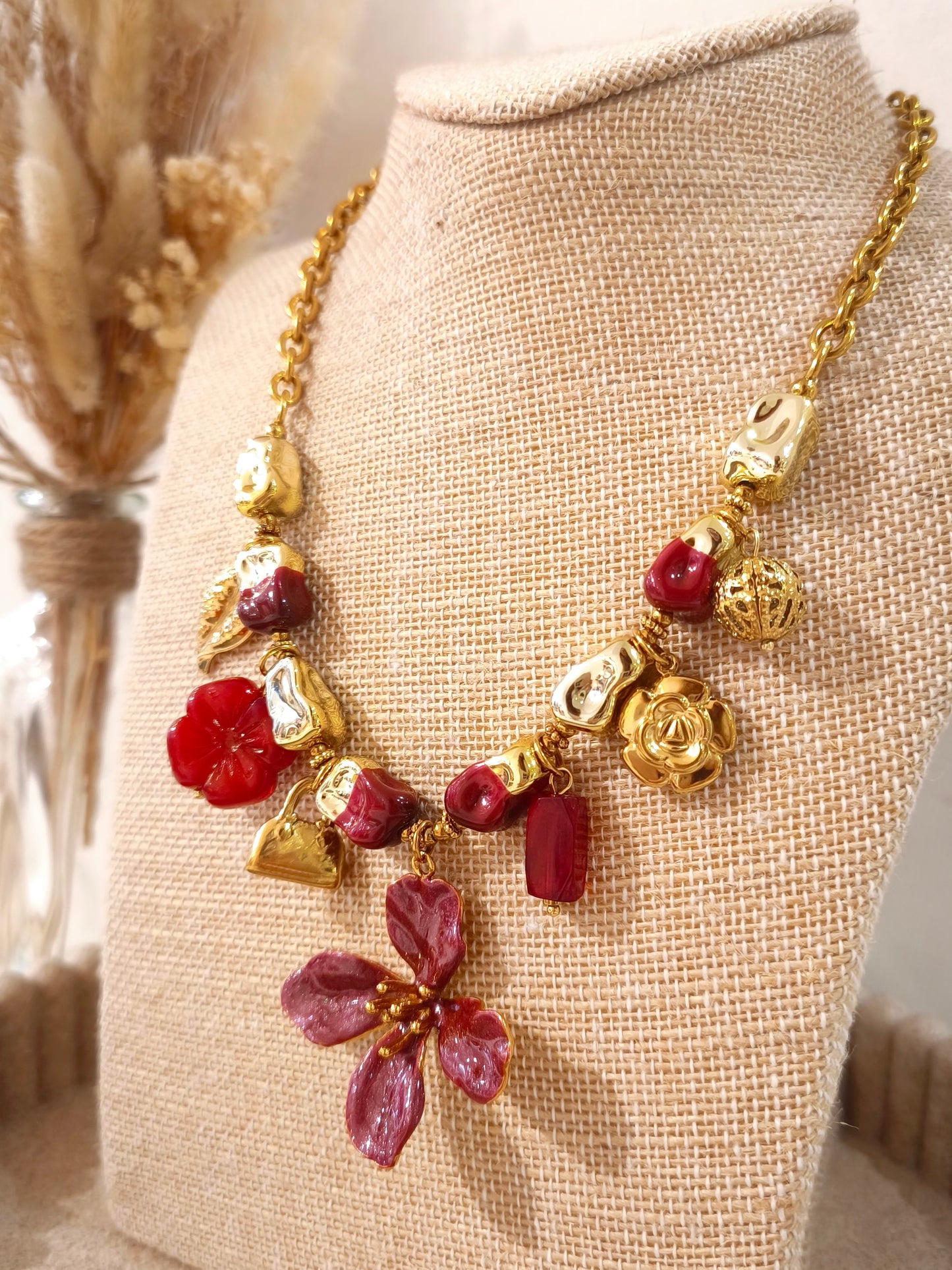 Collier Satine en acier inoxydable